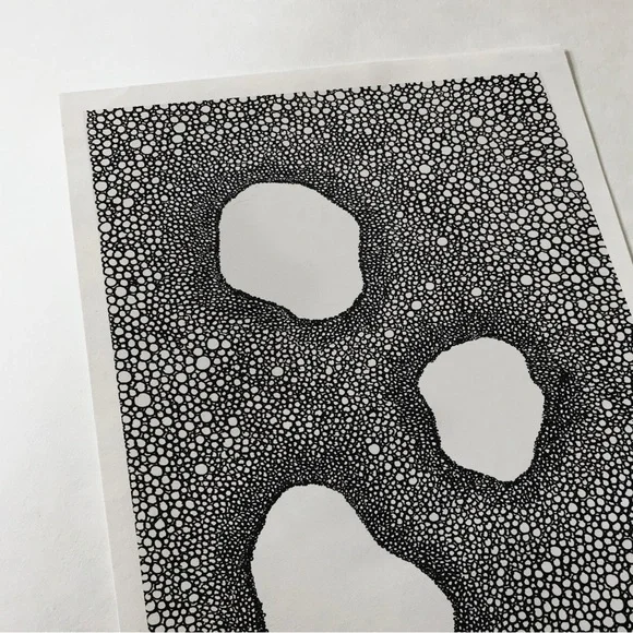 Abstract bubble pattern art - Picture 2 of 2